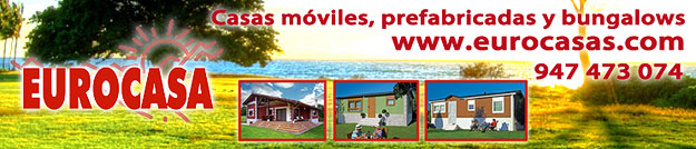 Casas móviles, prefabricadas y bungalows.Eurocasas